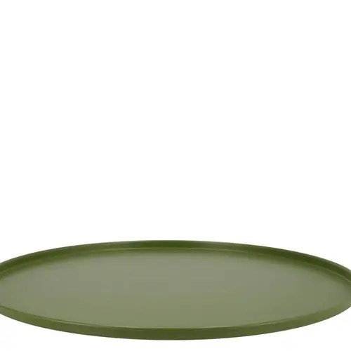 Metall Teller grün Majstic Olive 46x2cm
