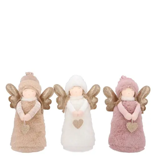 Deko Engel Loulou Stehend mix 05x06x13cm