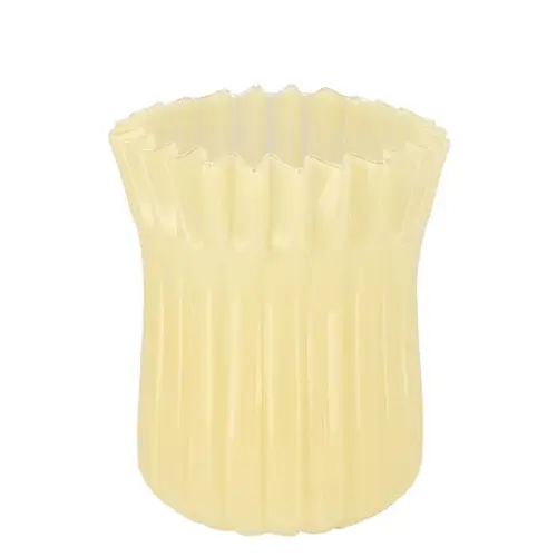 Glas Vase Imke Lemon hell gelb 18x18x23cm