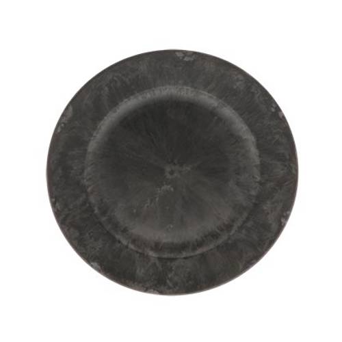 Melamine Teller grau D20cm H02cm