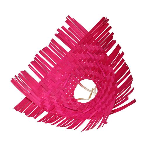 Strausshalter Bambus rosa flechten D30cm