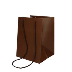 Tasche Olympic braun 25x18x18cm