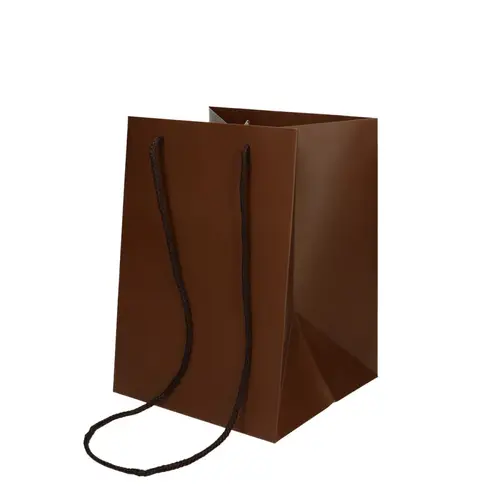 Tasche Olympic braun 25x18x18cm