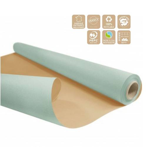 Papier Rolle 80cm Duo Grau 60gr 40m