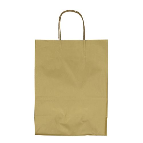 Tasche Papier gold D23/12x30cm