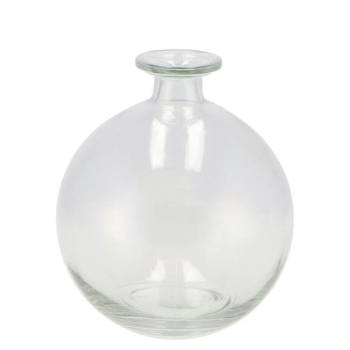 Glas Flasche rund D13cm H15cm