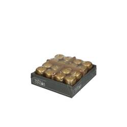 Stumpfkerze Safe gold D04cm H06cm