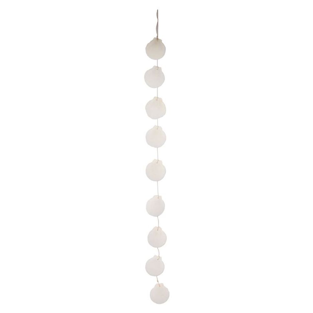 Muscheln Hänger weiss 60cm