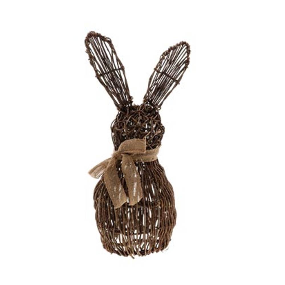 Osterhase Ranke natur D28cm H70cm
