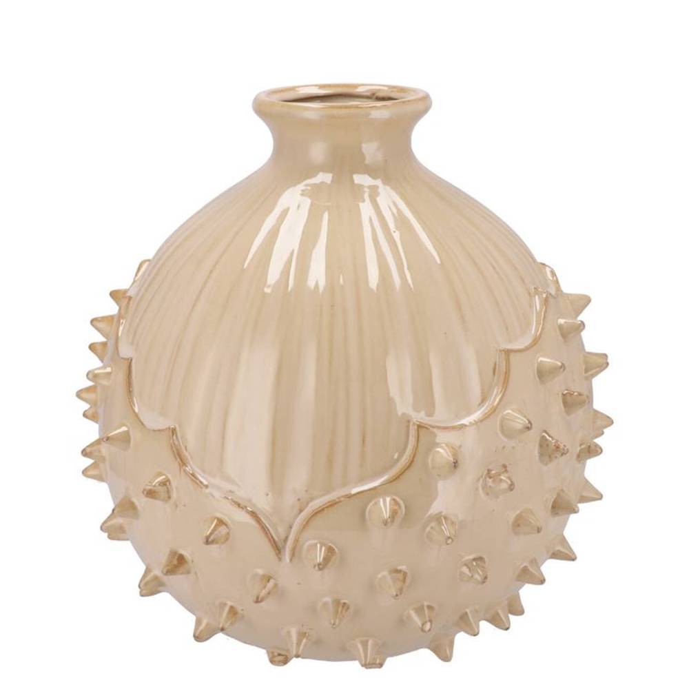 Keramik Vase Mika braun 24x24x24cm