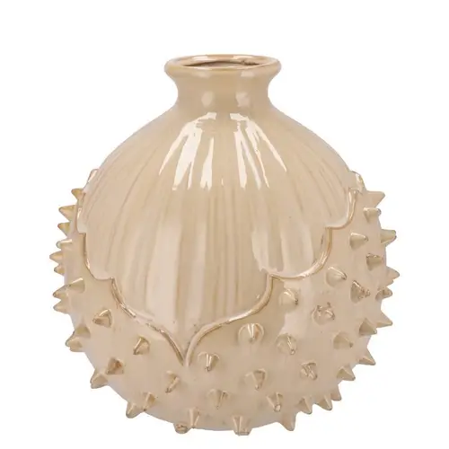 Keramik Vase Mika braun 24x24x24cm