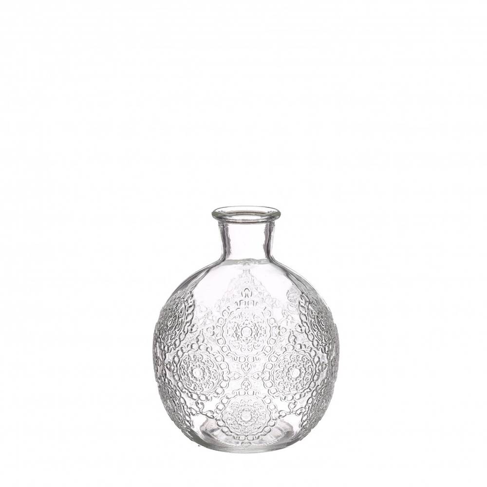 Glas Flasche Bologna D02/09cm H12cm
