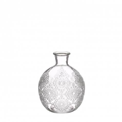 Glas Flasche Bologna D02/09cm H12cm