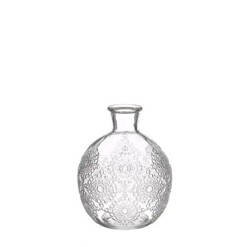 Glas Flasche Bologna D02/09cm H12cm