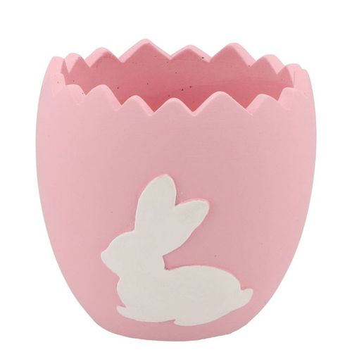 Übertopf Kaninchen rosa 14,5x14,5x14cm