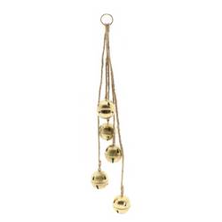Hänger Girlande Glocke gold L60cm D06cm