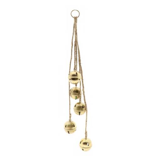 Hänger Girlande Glocke gold L60cm D06cm