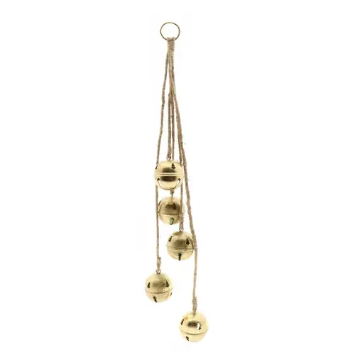 Hänger Girlande Glocke gold L60cm D06cm