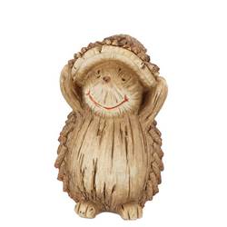 Deko Igel Happy Wonderland braun 12x12x20cm