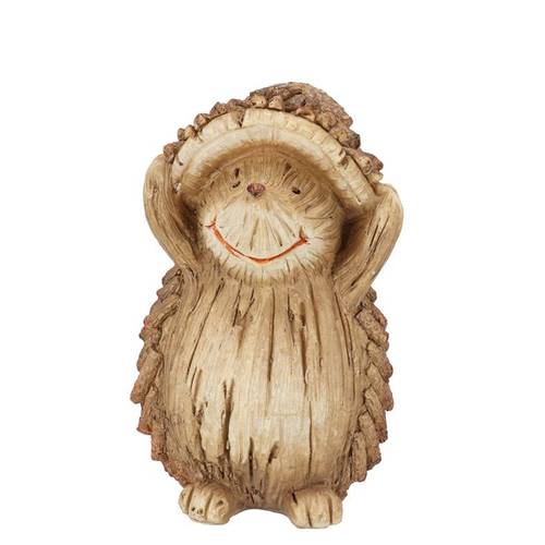 Deko Igel Happy Wonderland braun 12x12x20cm