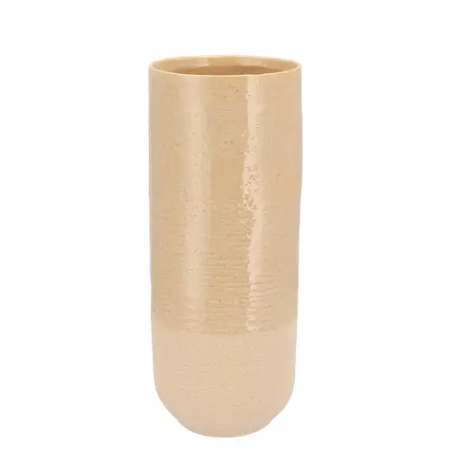 Keramik Vase Neva sand 14x14x29cm
