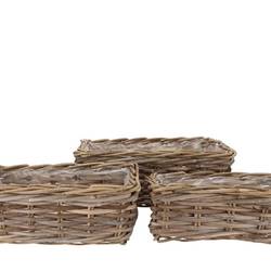 Korb Rattan braun D18/22/26cm