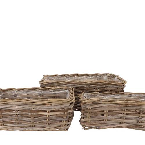 Korb Rattan braun D18/22/26cm