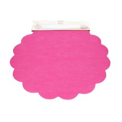 Dekostoff Blatt Blumella fuchsia D44cm x25
