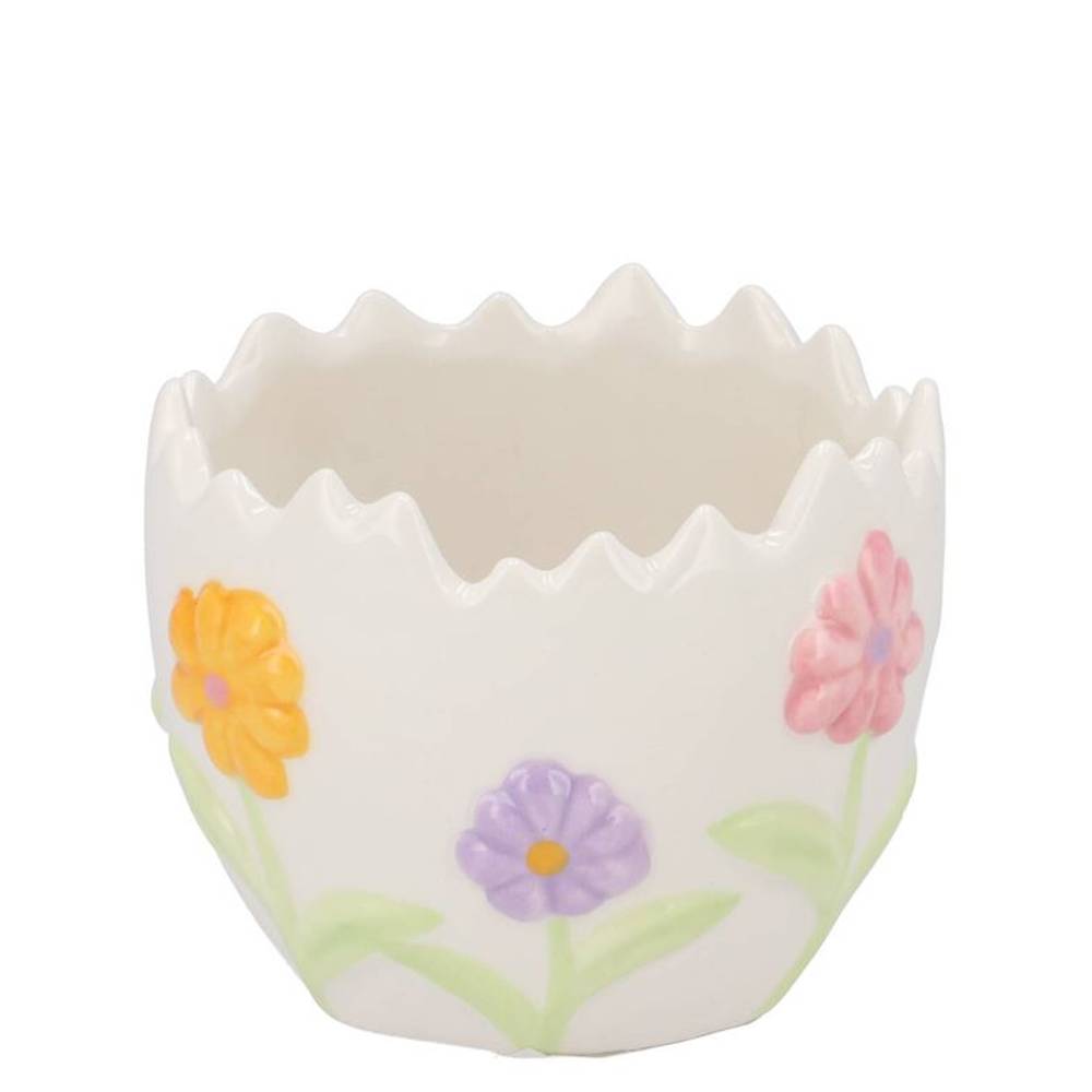 Keramik Übertopf Bibi Ei 08x08x07cm