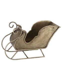 Metall Schlitten Kaya bronze 24x09x15cm