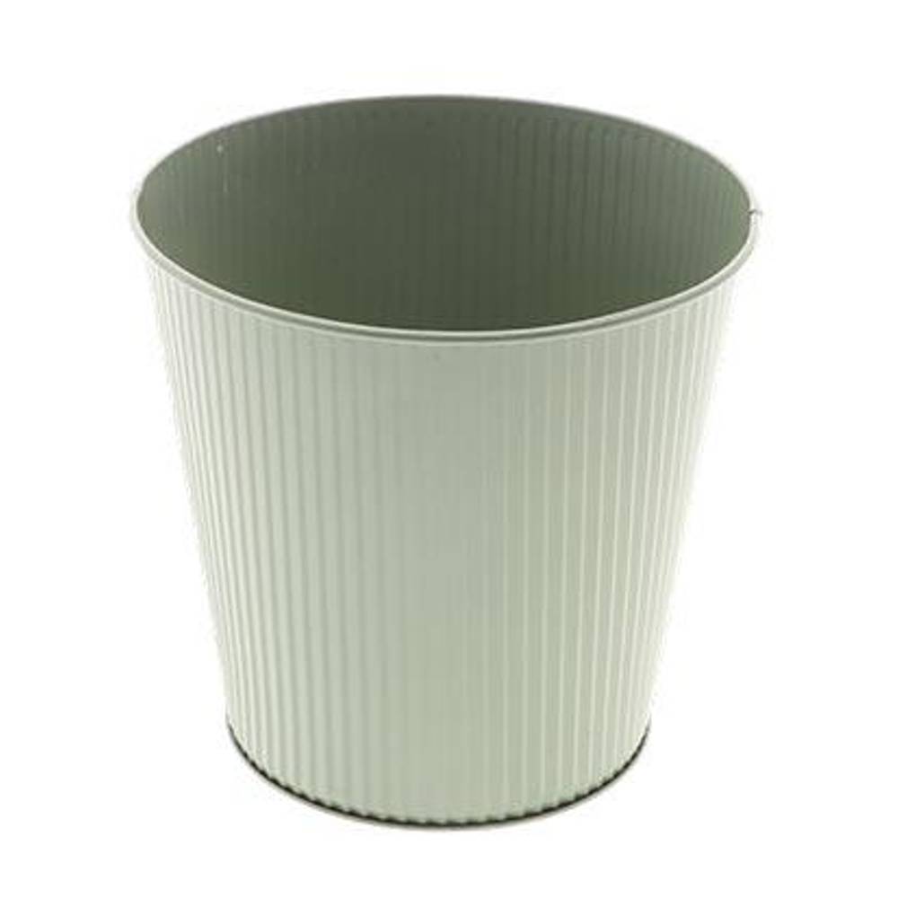 Zink Civita grün D16cm H15cm