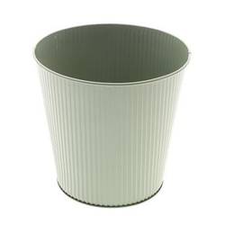 Zink Civita grün D16cm H15cm