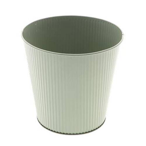 Zink Civita grün D16cm H15cm