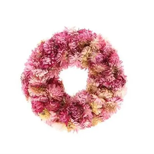 Kranz Helichrysum rosa D20cm