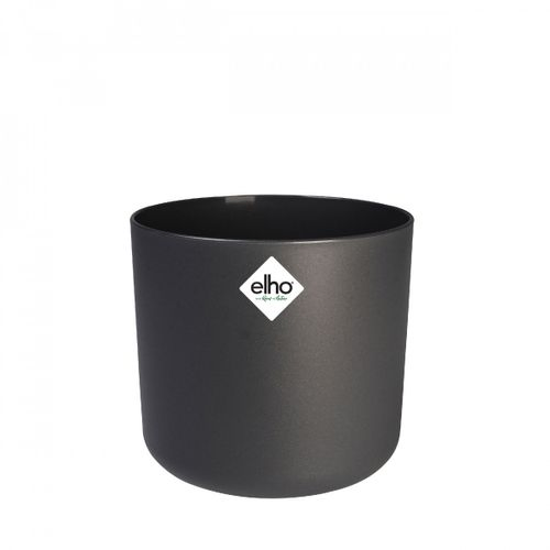 Kunststoff Übertopf Soft anthrazit D18cm H17cm