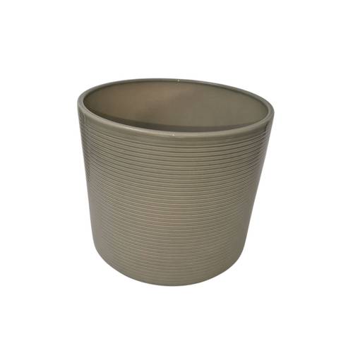 Keramik Übertopf Friso grün D21cm H19cm