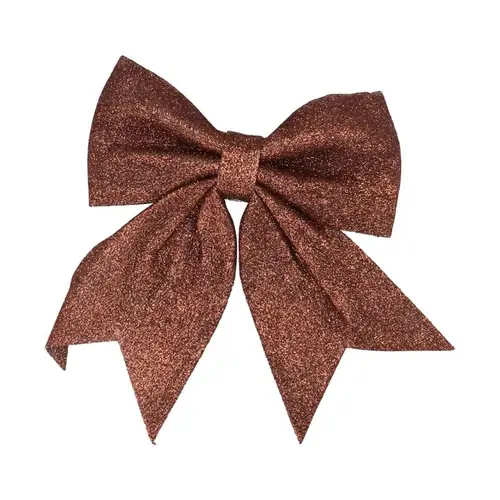 Schleife Shine kupfer 19x14cm x2