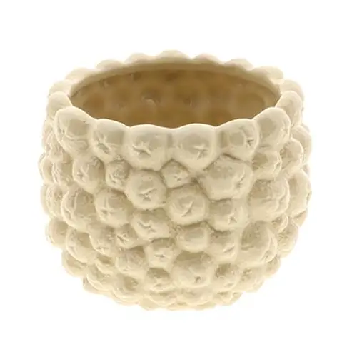 Keramik Übertopf Frutti gelb D21cm H15.5cm