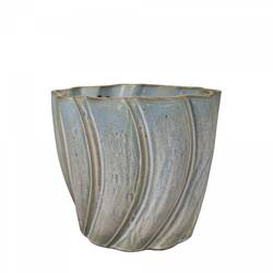 Keramik Übertopf Juul blau D19cm H18cm 