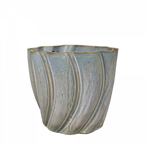 Keramik Übertopf Juul blau D19cm H18cm 
