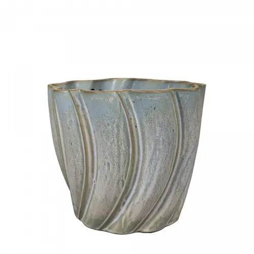Keramik Übertopf Juul blau D19cm H18cm 