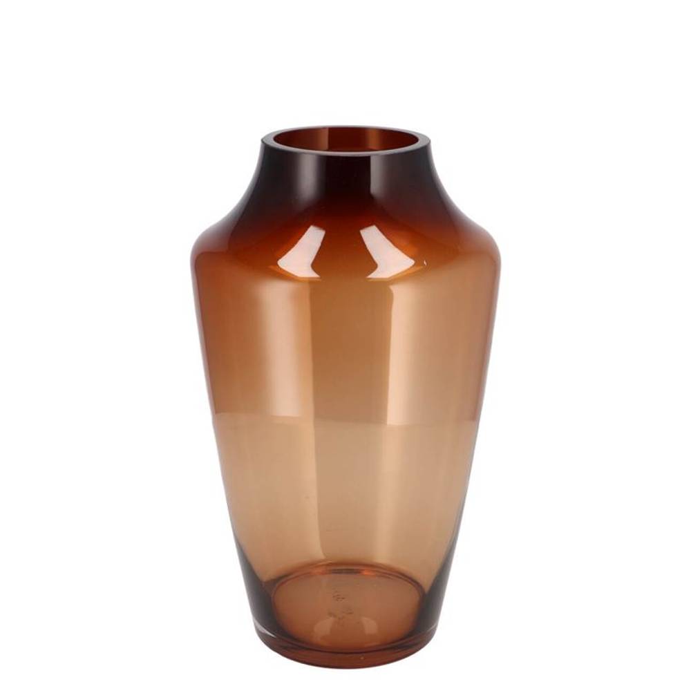 Glas Vase Filou braun D17cm H25cm