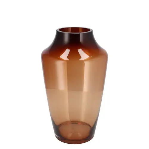 Glas Vase Filou braun D17cm H25cm