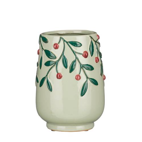Keramik Vase Felice weiss D17cm H24cm 