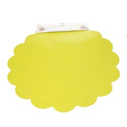 Dekostoff Blatt Blumella gelb D54cm x25