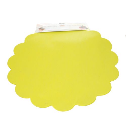 Dekostoff Blatt Blumella gelb D54cm x25