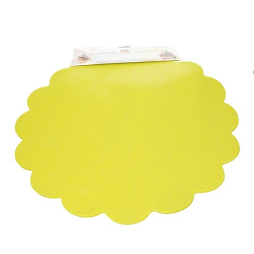 Dekostoff Blatt Blumella gelb D54cm x25