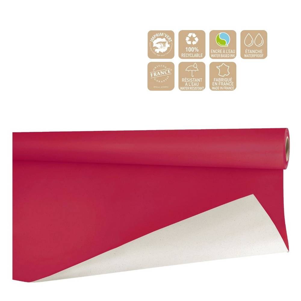 Papier Rolle 80cm Cherry rot 40m