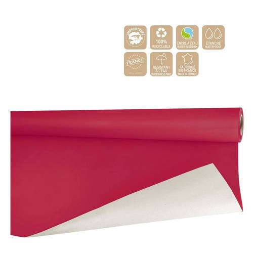 Papier Rolle 80cm Cherry rot 40m