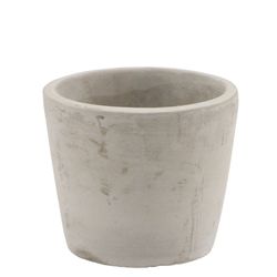 Beton Übertopf grau D11cm H09cm